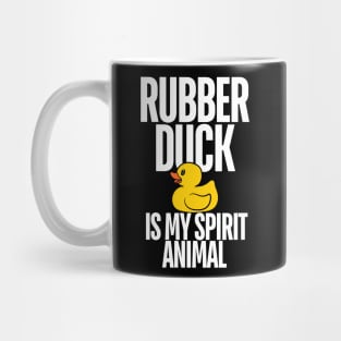 Rubber Duck Is My Spirit Animal Funny for Kids, Boys, Girl Mug